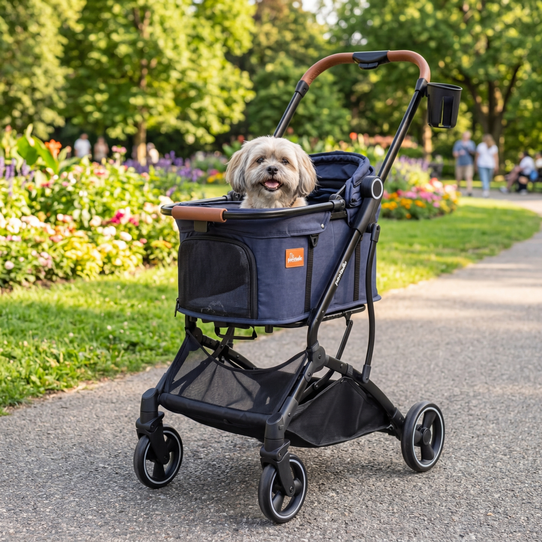 Dog stroller for senior dogs: when it really helps
